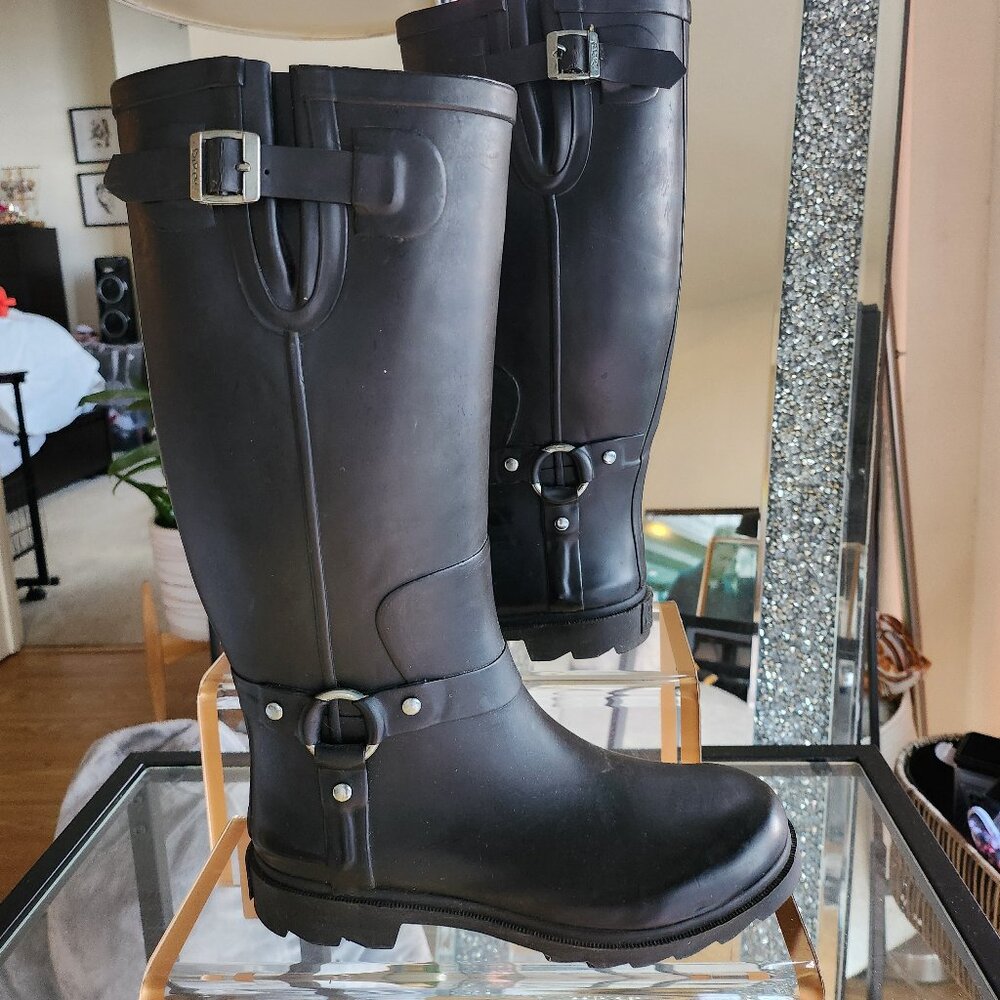 Dirty Laundry Women's Roadhouse Knee High Calf Waterproof Rain Boot